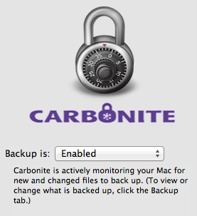 Secure and automated online backup from Carbonite plus $20 gift card