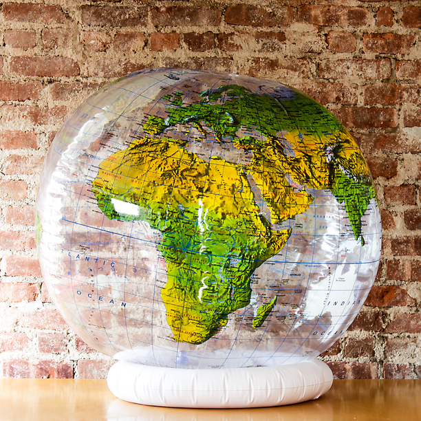 Topographical Inflatable Globe from Jet Creations