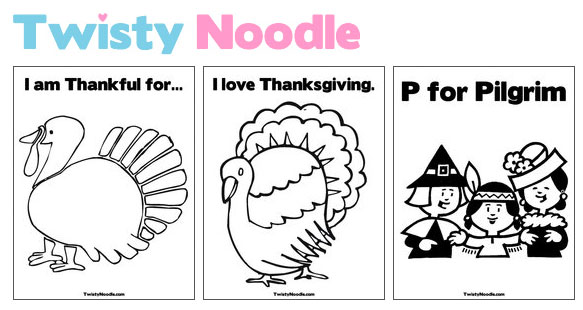 Find oodles of coloring pages for your kids at Twisty Noodle