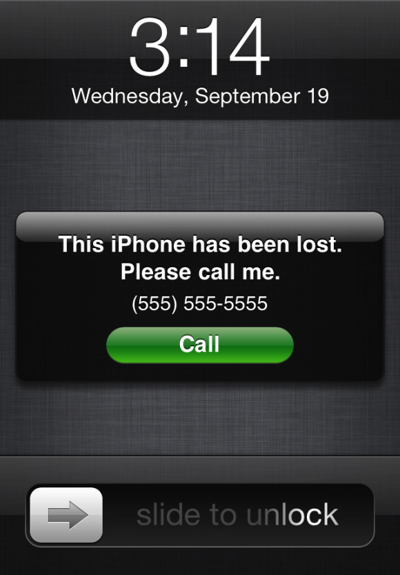 find my iphone lost mode
